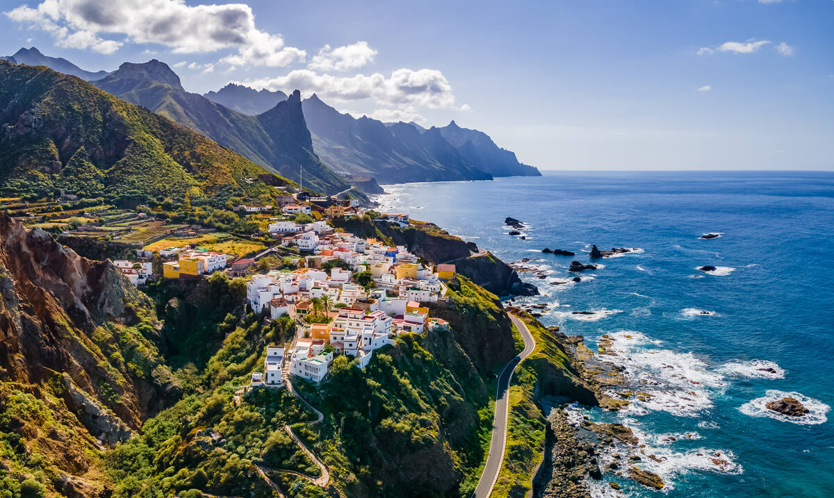 Anaga kıyısı, Tenerife, İspanya