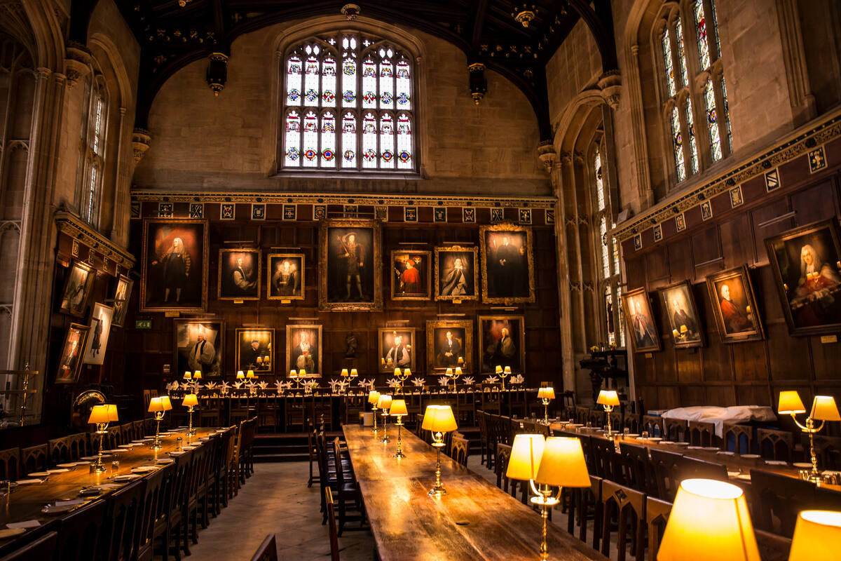 Christ Church kolej salonu, Oxford, İngiltere